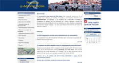Desktop Screenshot of e-administracion.ulpgc.es