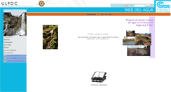 Desktop Screenshot of agua.ulpgc.es