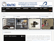 Tablet Screenshot of idetic.ulpgc.es