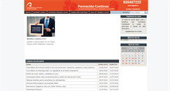 Desktop Screenshot of formacioncontinua.ulpgc.es