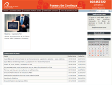 Tablet Screenshot of formacioncontinua.ulpgc.es