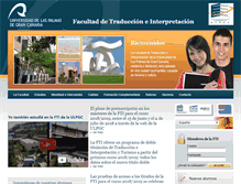 Tablet Screenshot of fti.ulpgc.es