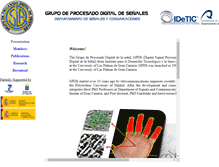 Tablet Screenshot of gpds.ulpgc.es