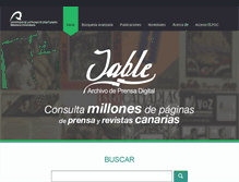 Tablet Screenshot of jable.ulpgc.es